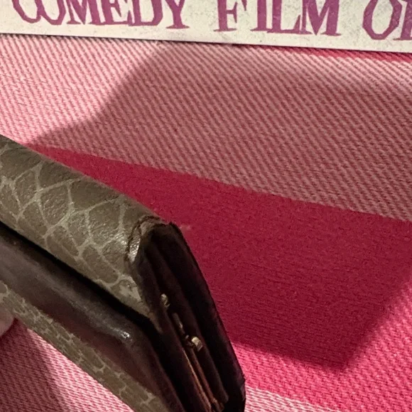 Nina Ricci Brown patterned and dark brown leather wallet - Picture 4 of 10